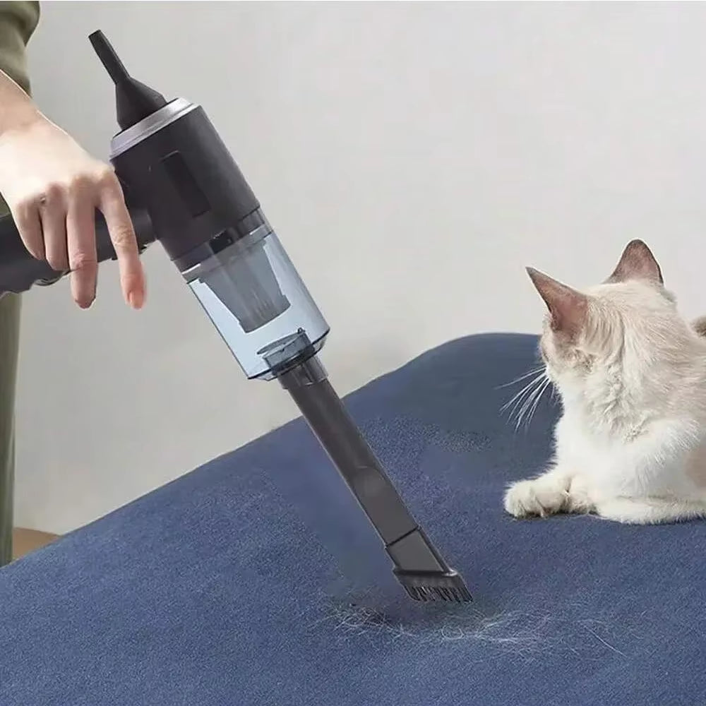120W Wireless Handheld Vacuum Cleaner – Portable Cordless Car & Home Vacuum, High Power Suction, Lightweight Mini Cleaner for Car Interior, Office & Household