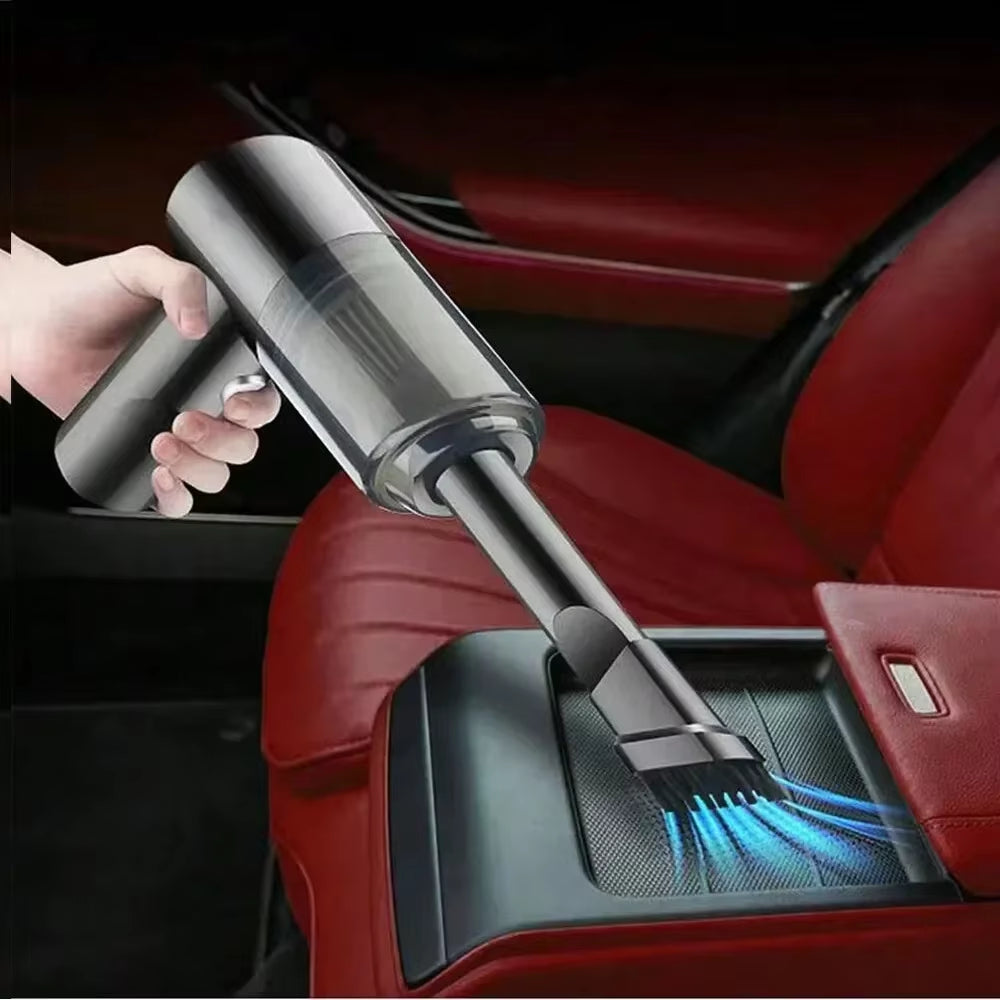 120W Wireless Handheld Vacuum Cleaner – Portable Cordless Car & Home Vacuum, High Power Suction, Lightweight Mini Cleaner for Car Interior, Office & Household