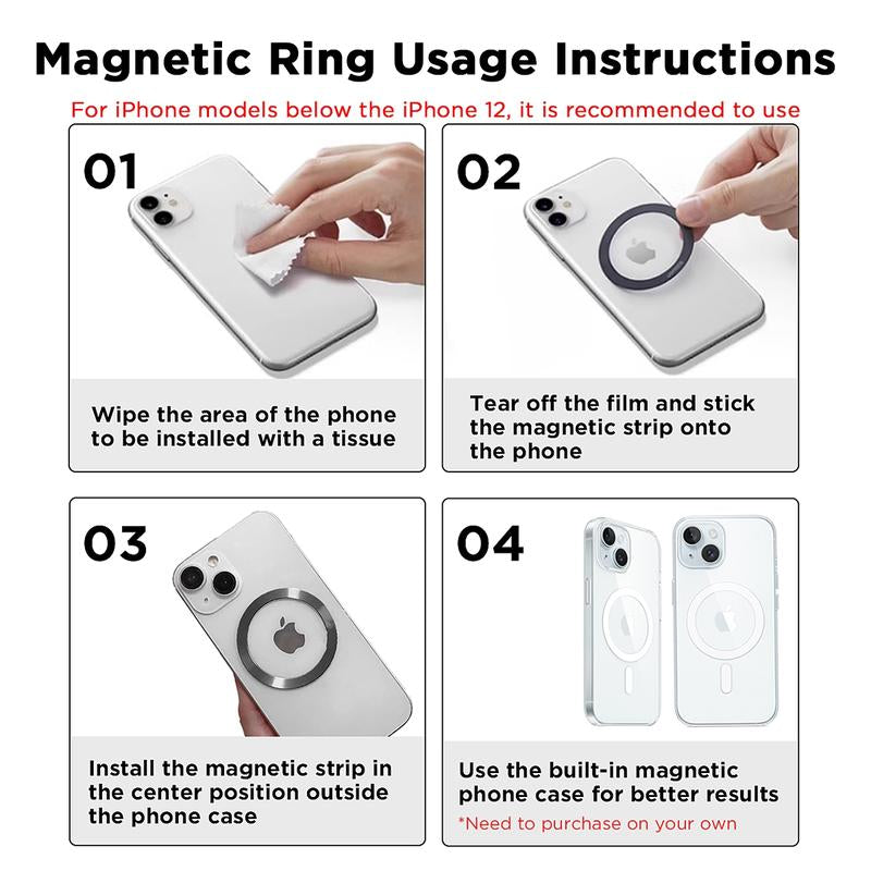MagCharge™ 5000mAh Magnetic Wireless Power Bank – Fast Snap-On Charger for iPhone 12–17 Series