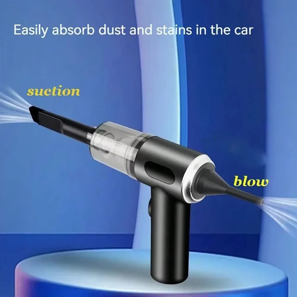 120W Wireless Handheld Vacuum Cleaner – Portable Cordless Car & Home Vacuum, High Power Suction, Lightweight Mini Cleaner for Car Interior, Office & Household